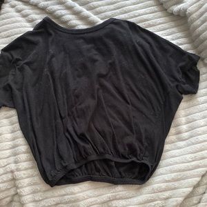 Black crop top